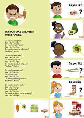 Do You Like Lasagna Milkshakes绘本故事第2页
