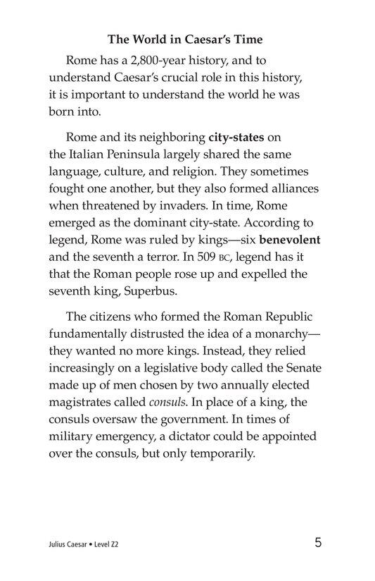 Julius Caesar绘本故事第4页