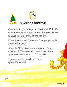  A Green Christmas绘本故事第2页