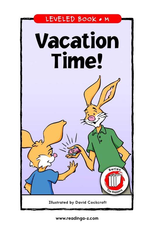 Vacation Time!绘本故事第2页