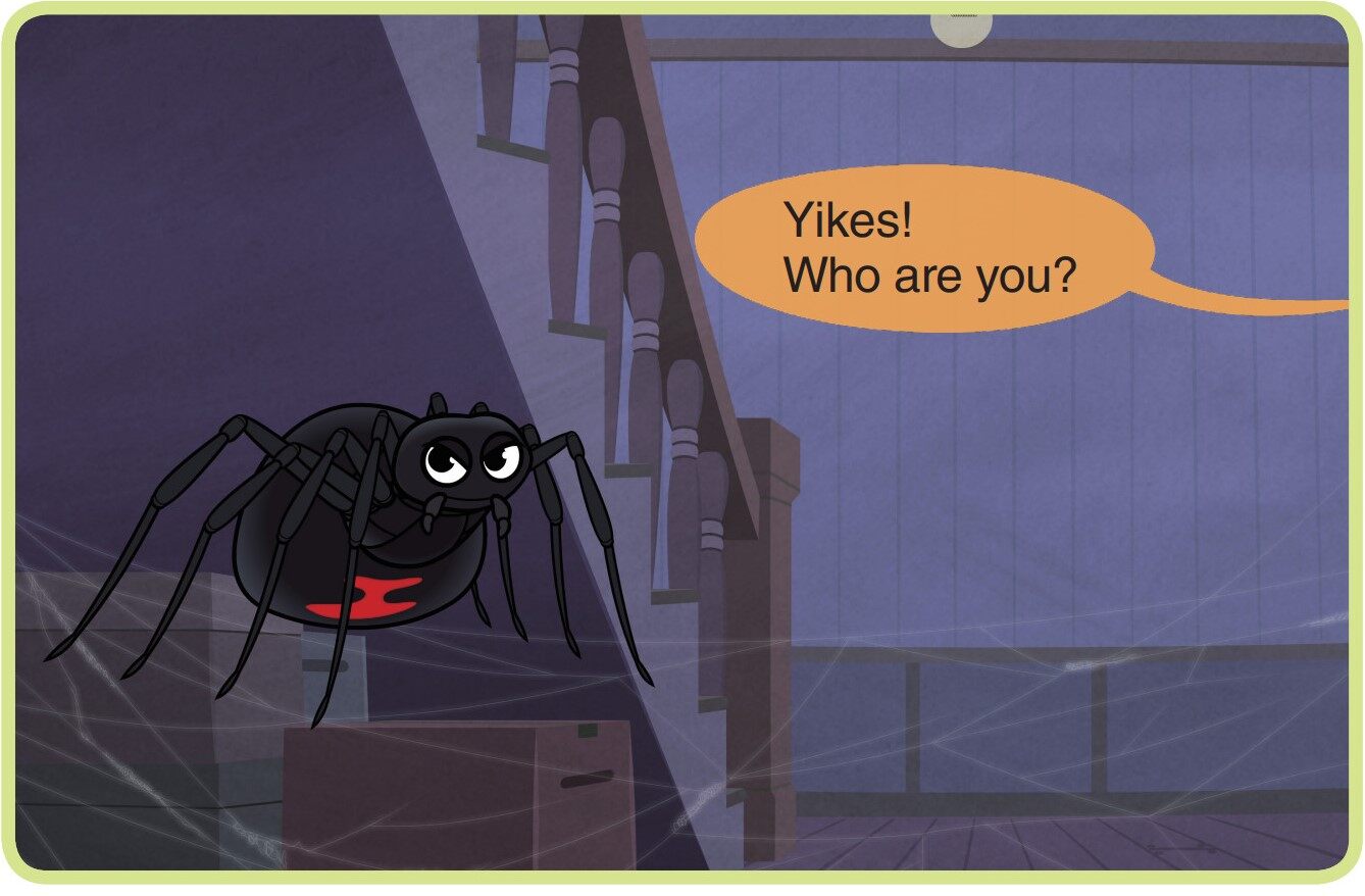 Black Widow Spider绘本故事第2页