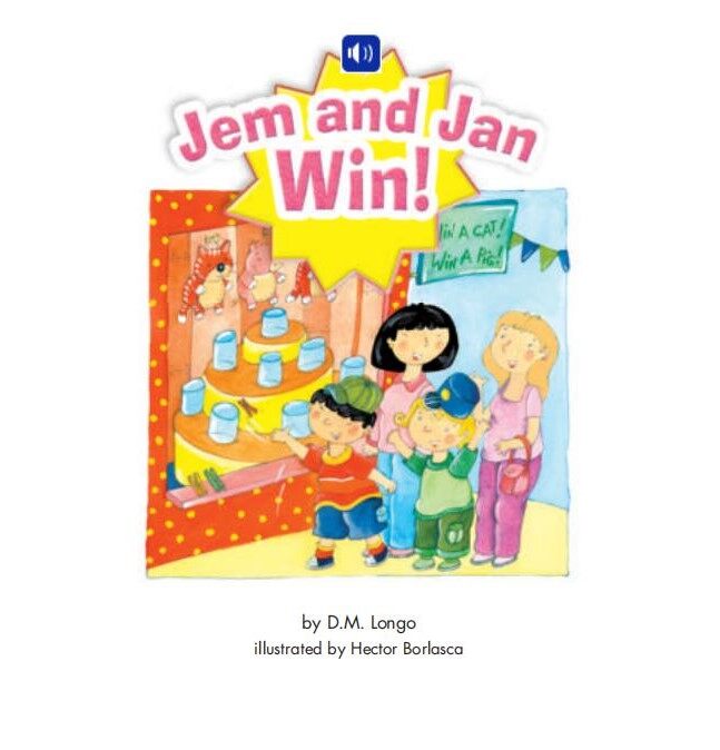 Jem and Jan Win!绘本故事第2页