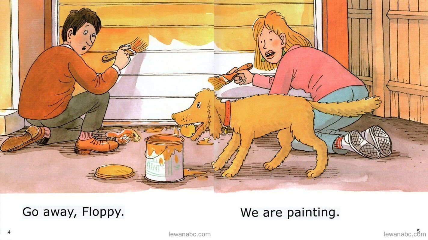 Go Away, Floppy绘本故事第5页