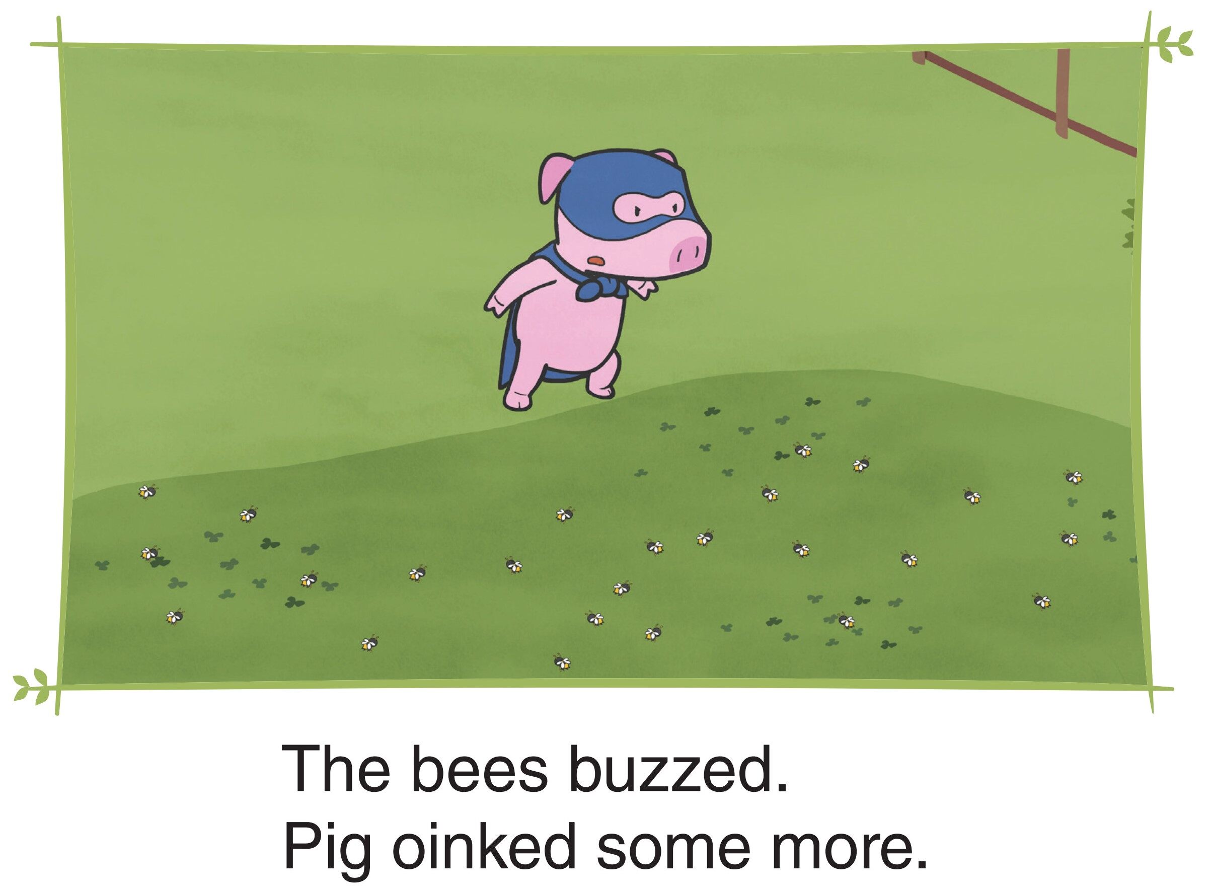 Super Pig and the Bees绘本故事第3页