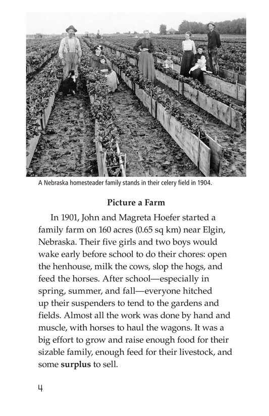 American Farms:Past,Present,and Future绘本故事第3页