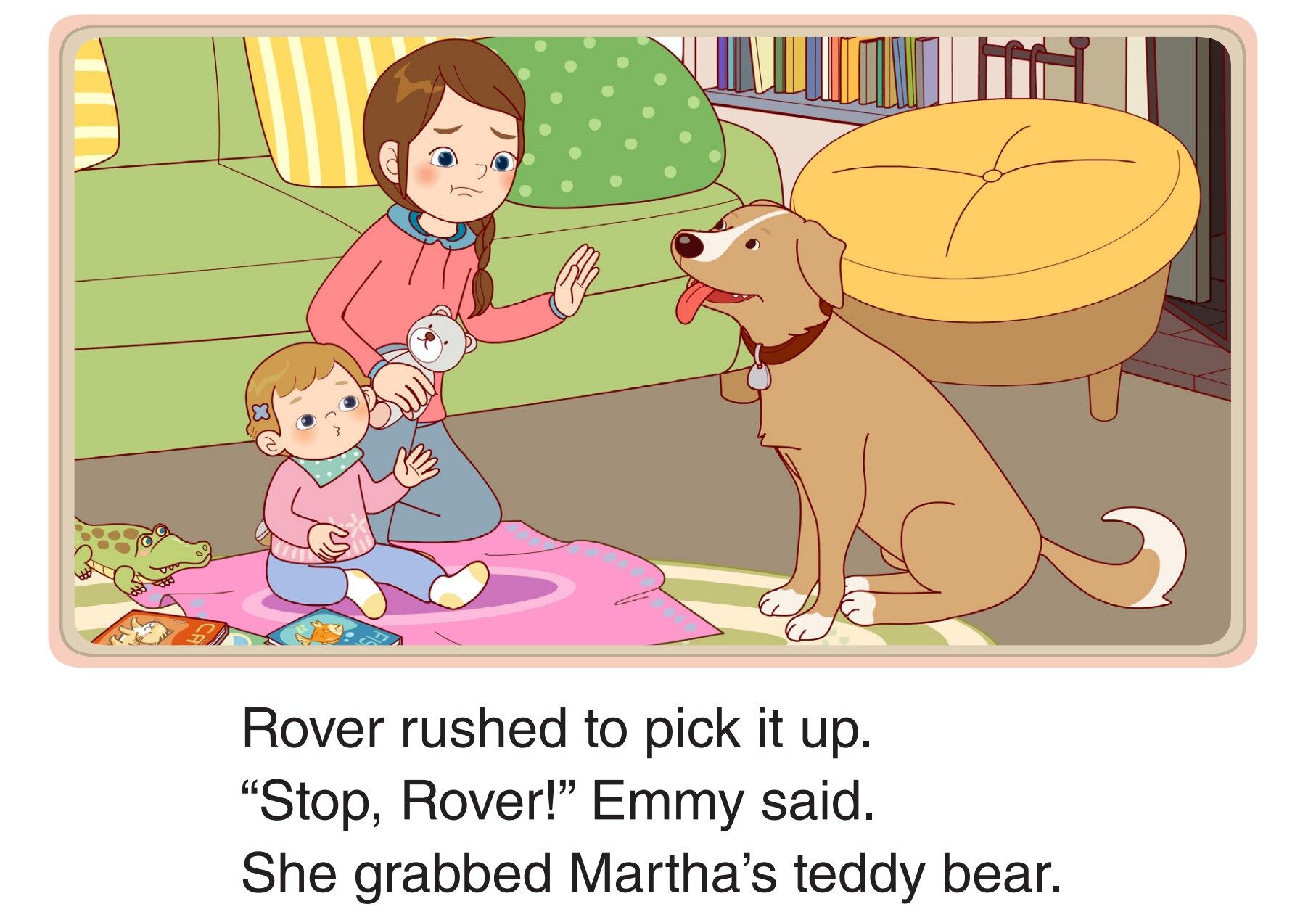 Babysitting with Rover绘本故事第5页