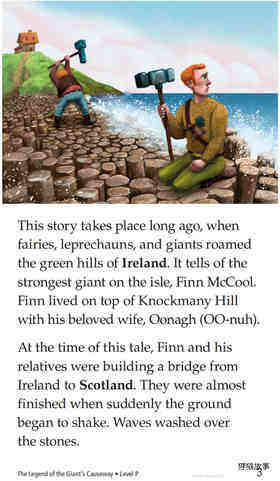 The Legend of the Giant's Causeway绘本故事第3页