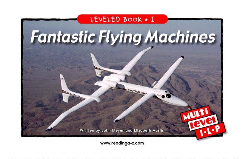 Fantastic Flying Machines绘本故事第2页