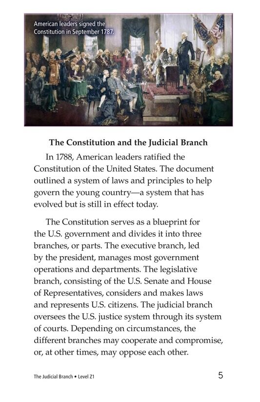 The Judicial Branch绘本故事第4页