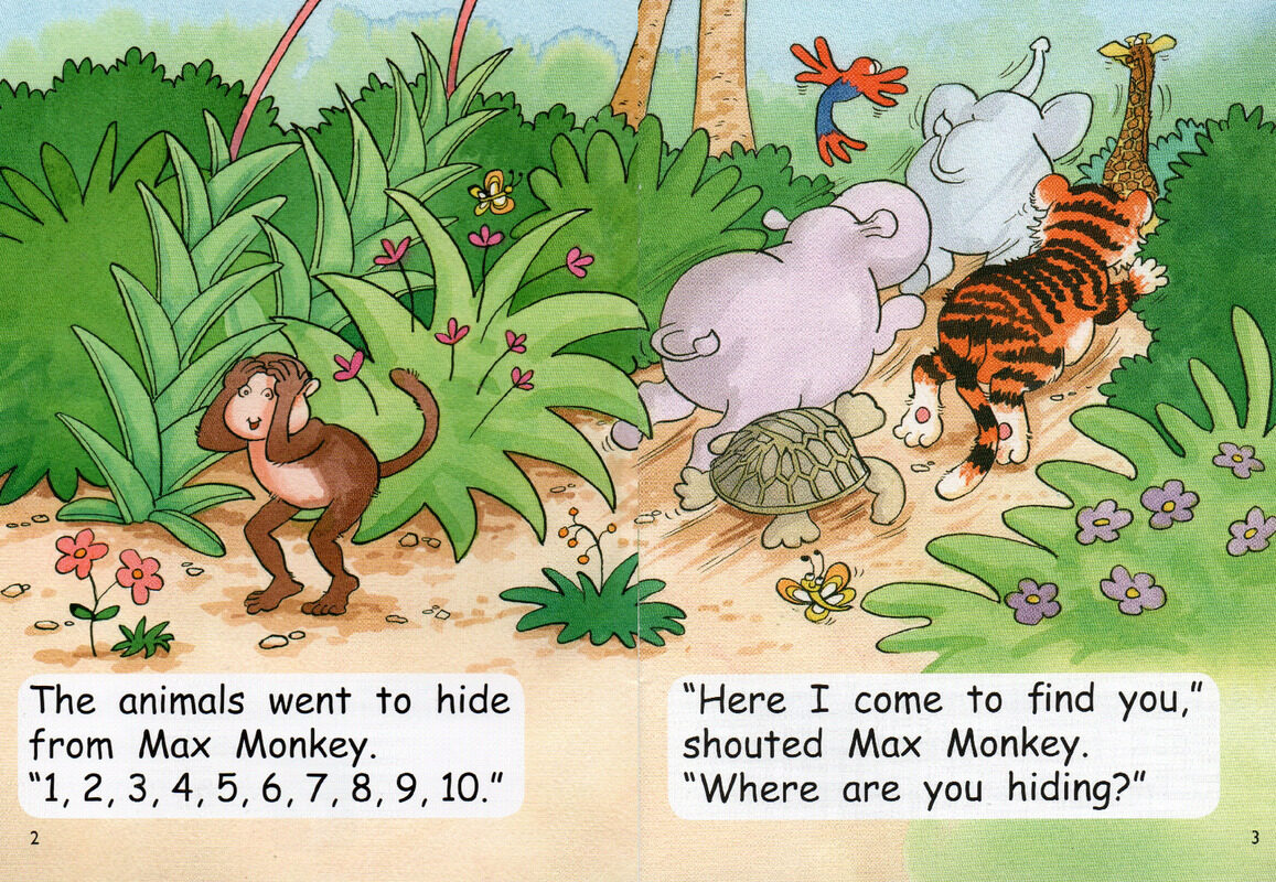 Hide From Max Monkey绘本故事第3页