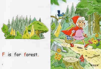 red riding hood绘本故事第3页