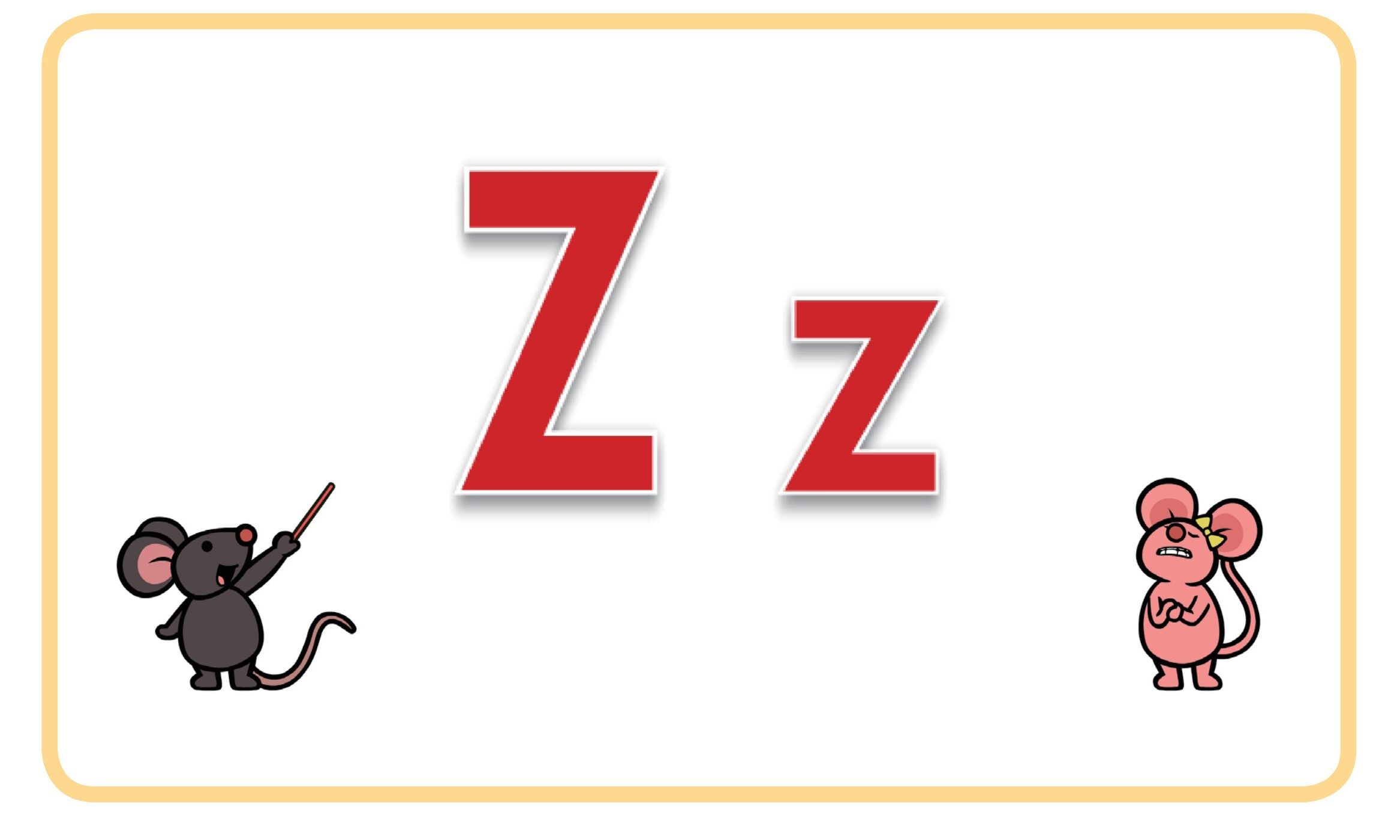 Letter Zz绘本故事第2页