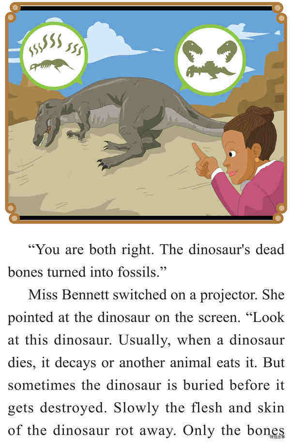 The World of Fossils绘本故事第4页