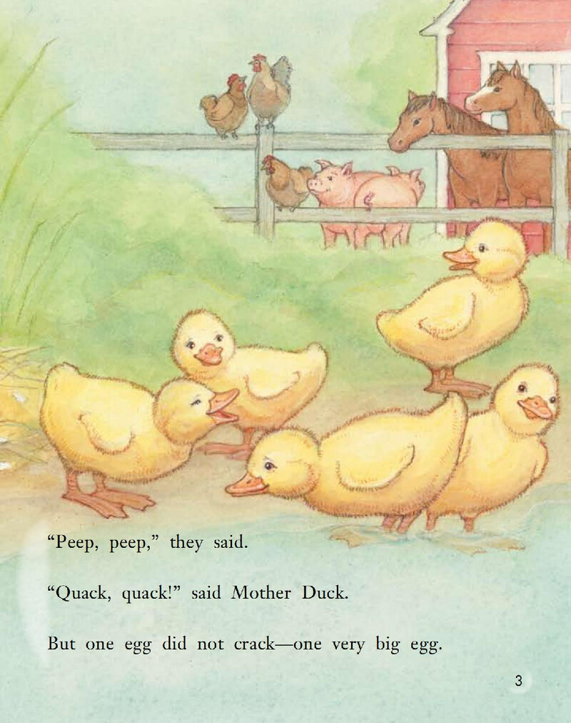 The Ugly Duckling绘本故事第4页