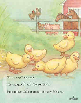 The Ugly Duckling绘本故事第4页