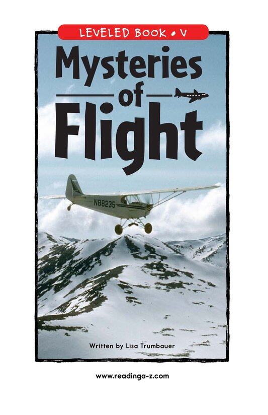 Mysteries of Flight绘本故事第2页