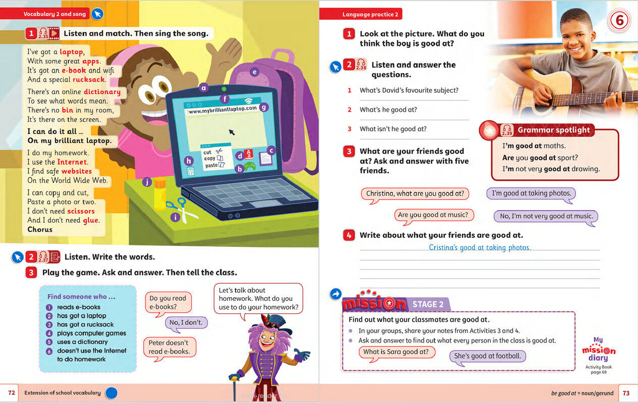 06 Classroom stars绘本故事第4页