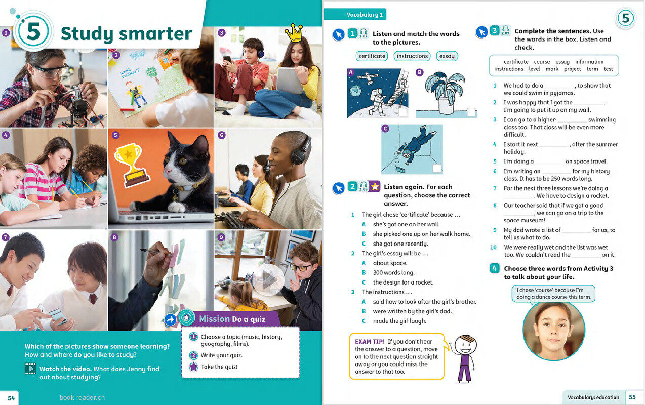 05 Study smarter绘本故事第2页