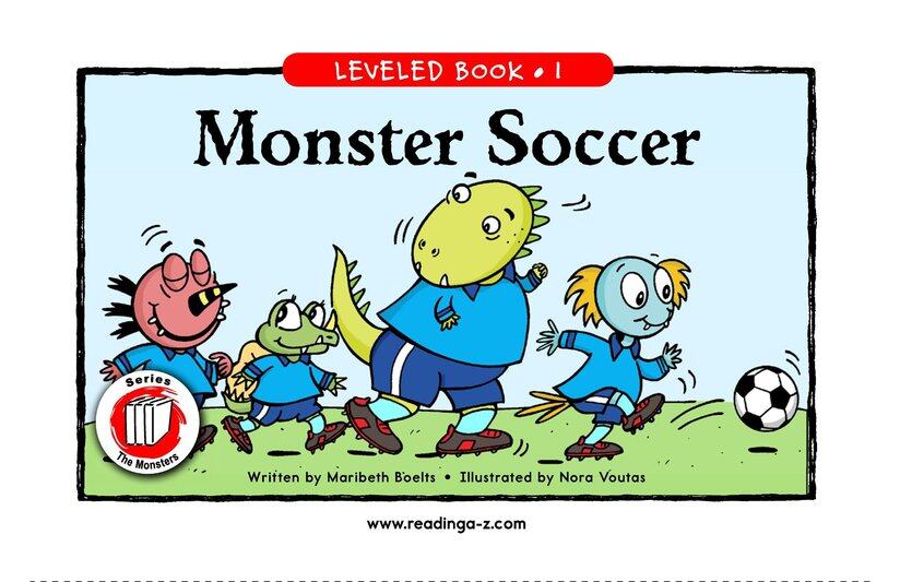 Monster Soccer绘本故事第2页