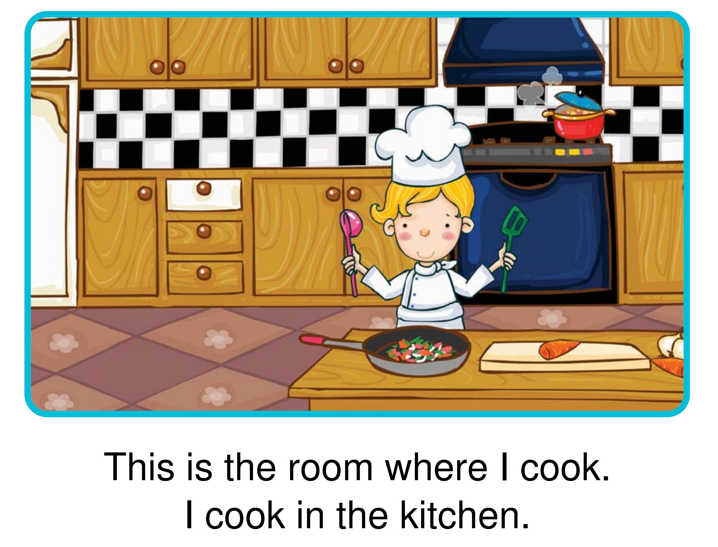 In My House绘本故事第4页