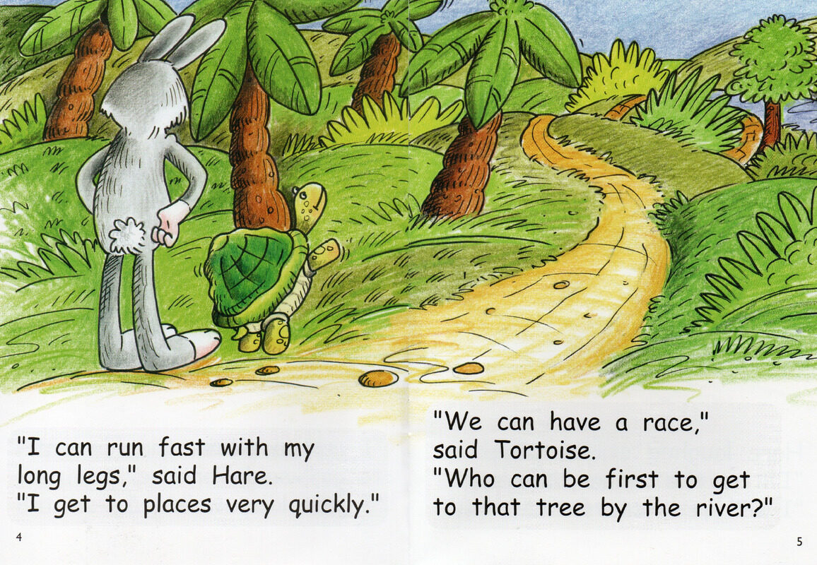 Hare And Tortoise绘本故事第4页