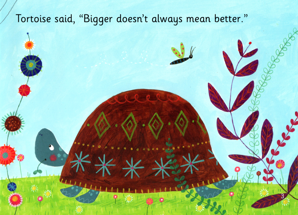 The Hare and the Tortoise绘本故事第4页
