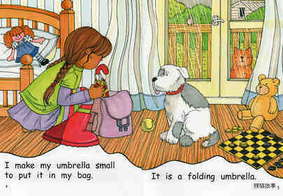 umbrellas go up绘本故事第4页