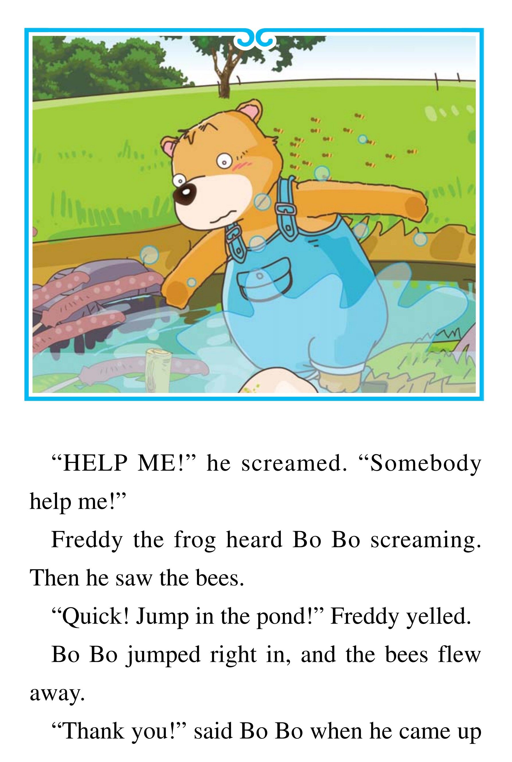 Bo Bo and Freddy绘本故事第5页