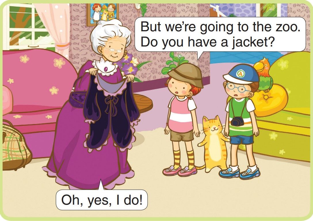 Do You Have a Jacket?绘本故事第4页