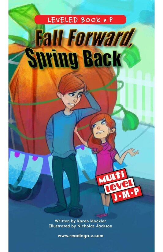 Fall Forward,Spring Back绘本故事第2页