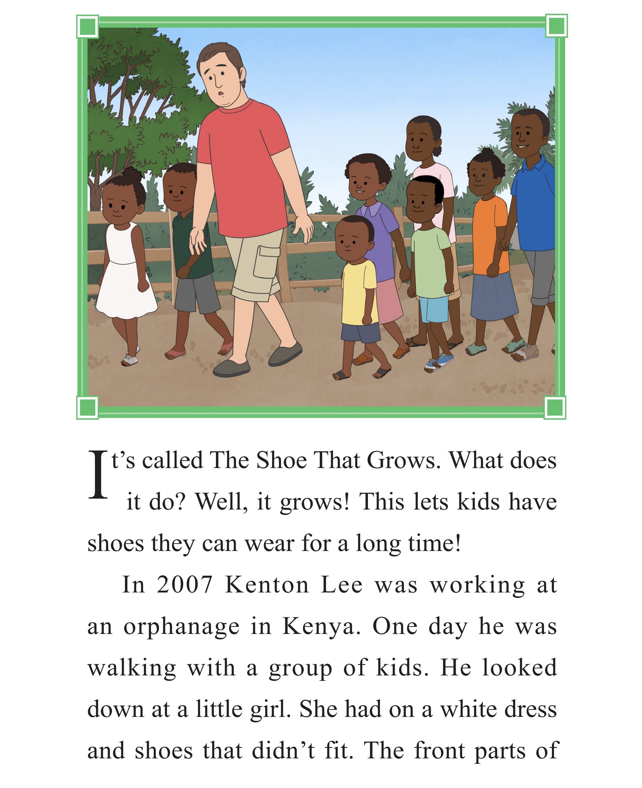 The Shoe That Grows绘本故事第2页