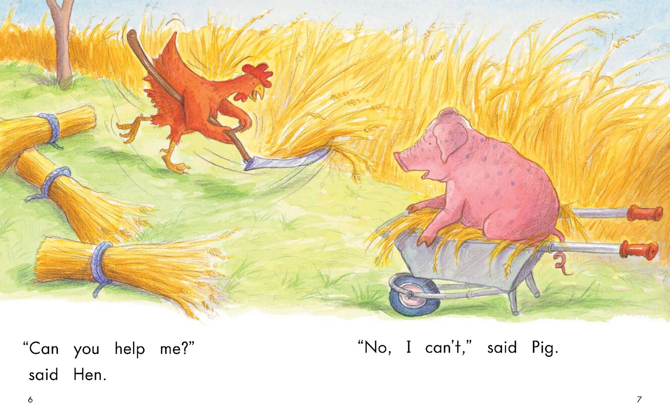 The Little Red Hen绘本故事第5页