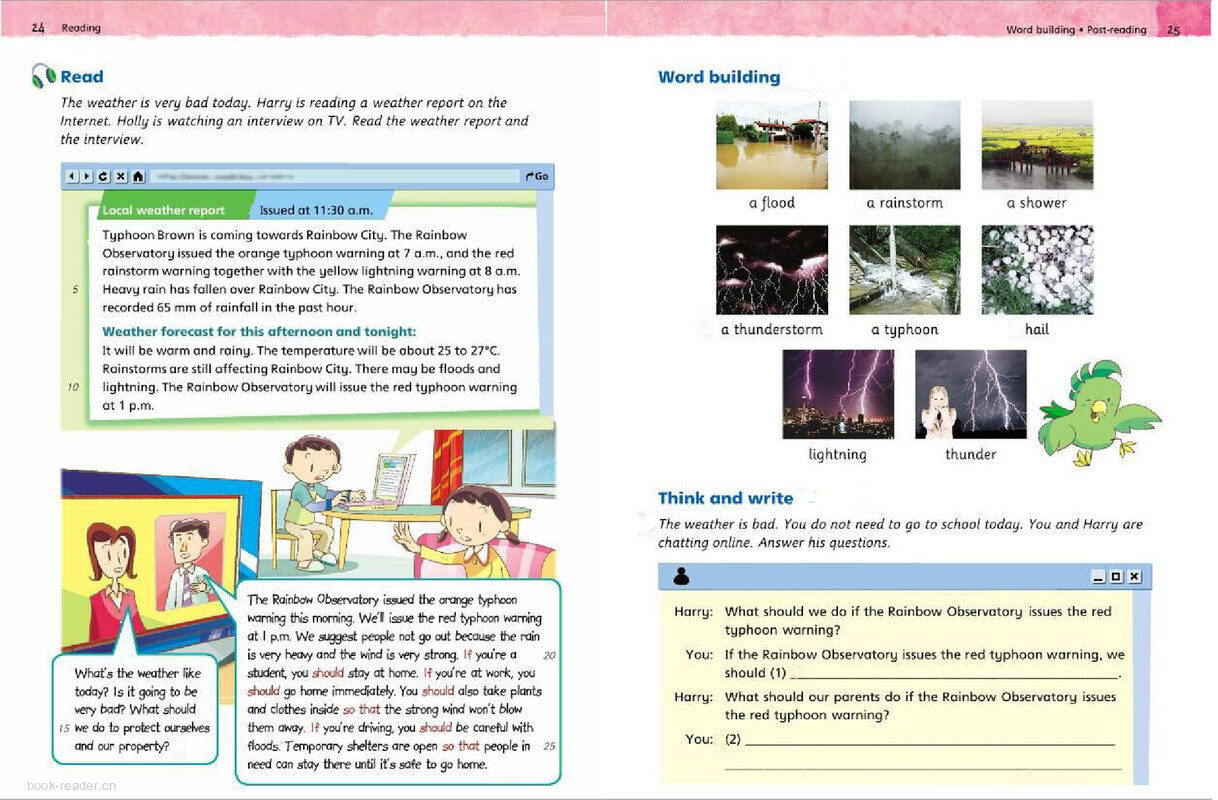5B Unit 3 Different weather conditions绘本故事第3页