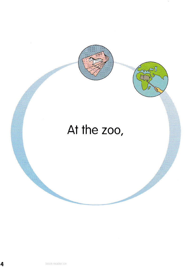 2E-At the Zoo绘本故事第5页