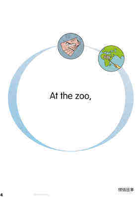 2E-At the Zoo绘本故事第5页