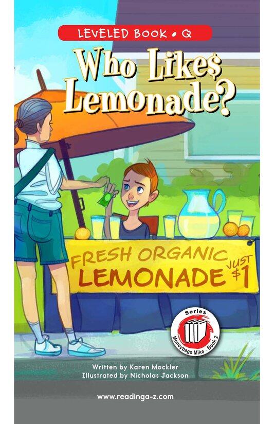 Book 2 Who Likes Lemonade绘本故事第2页