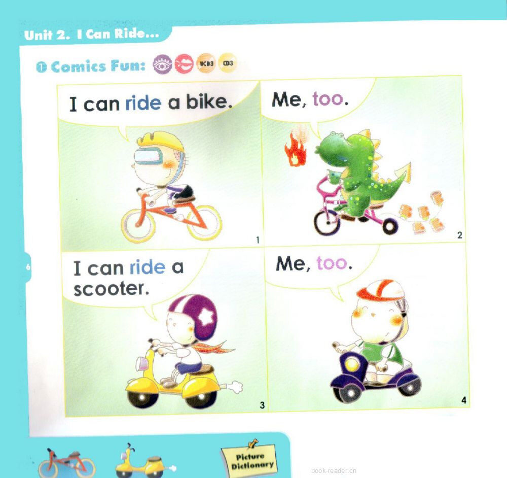 2 I Can Ride绘本故事第2页