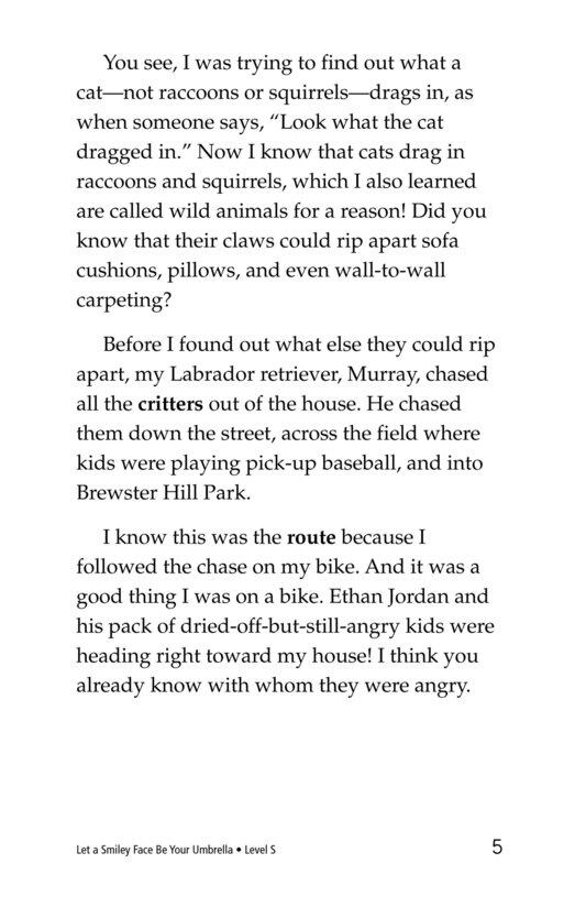 Book 5 Let a Smiley Face Be Your Umbrella绘本故事第5页