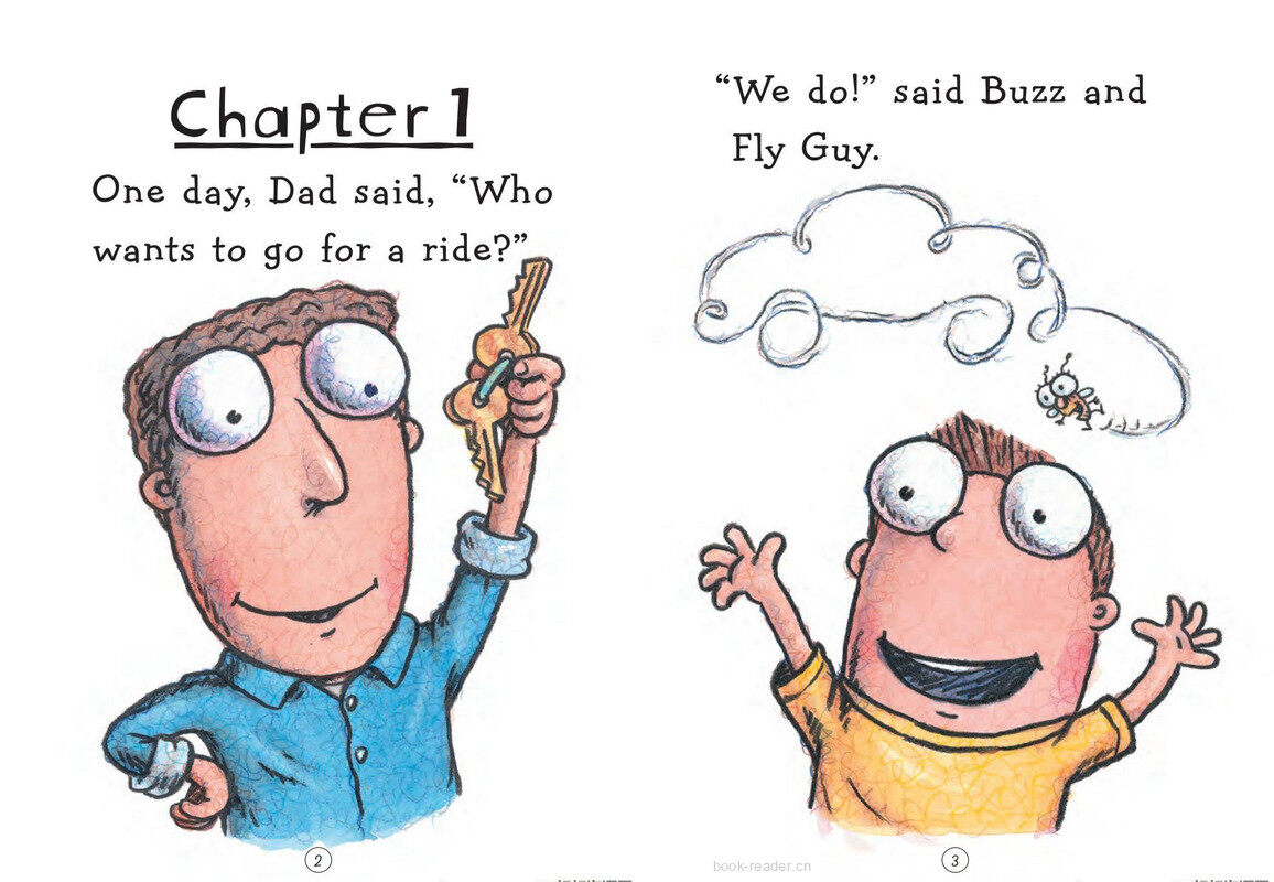 Ride, Fly Guy, Ride绘本故事第4页