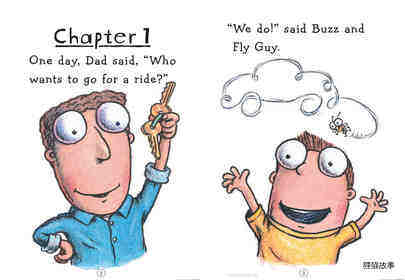 Ride, Fly Guy, Ride绘本故事第4页