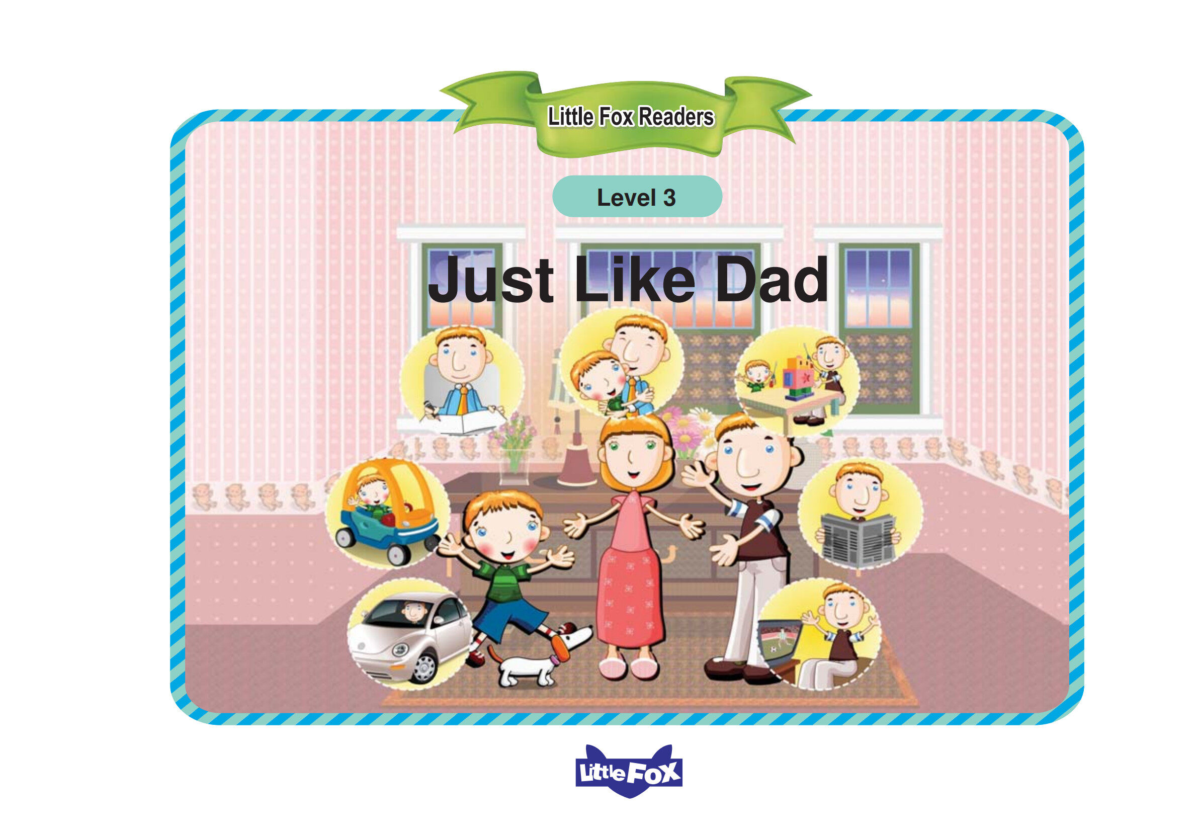 Just Like Dad绘本故事第2页