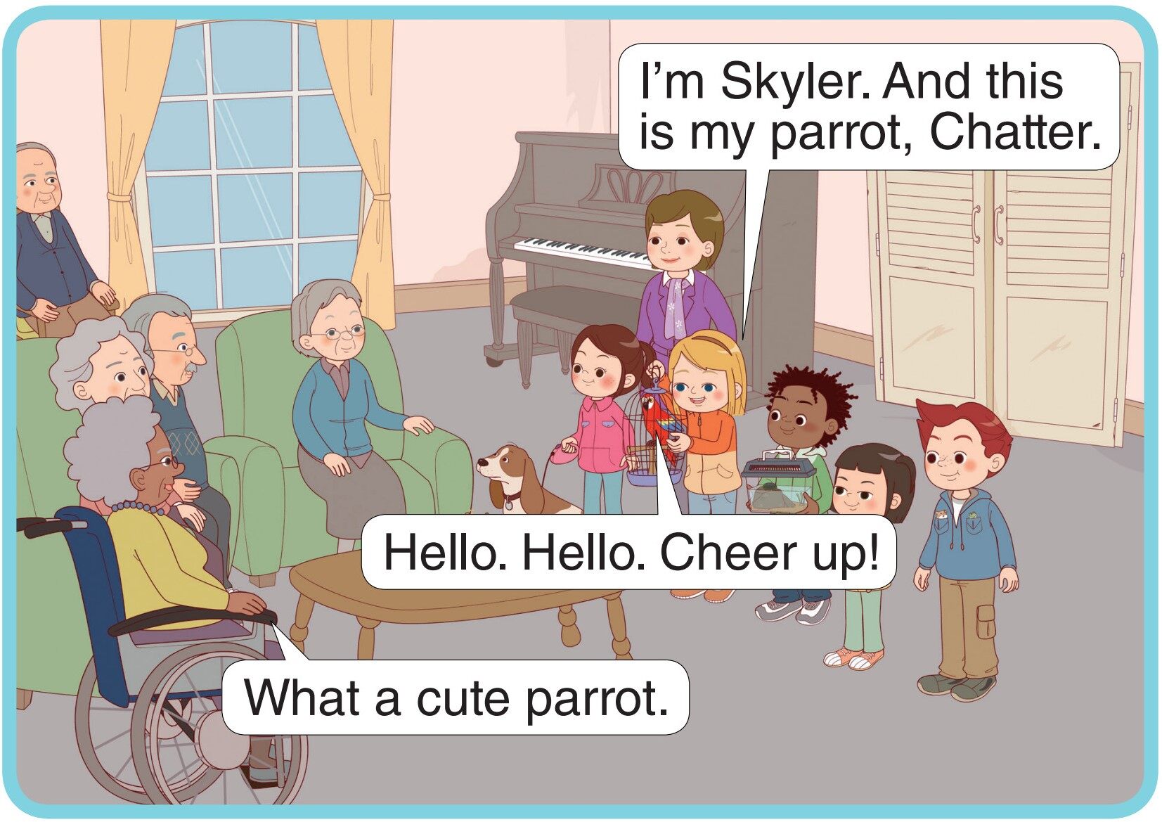 Frankie and the Fish Tank绘本故事第5页