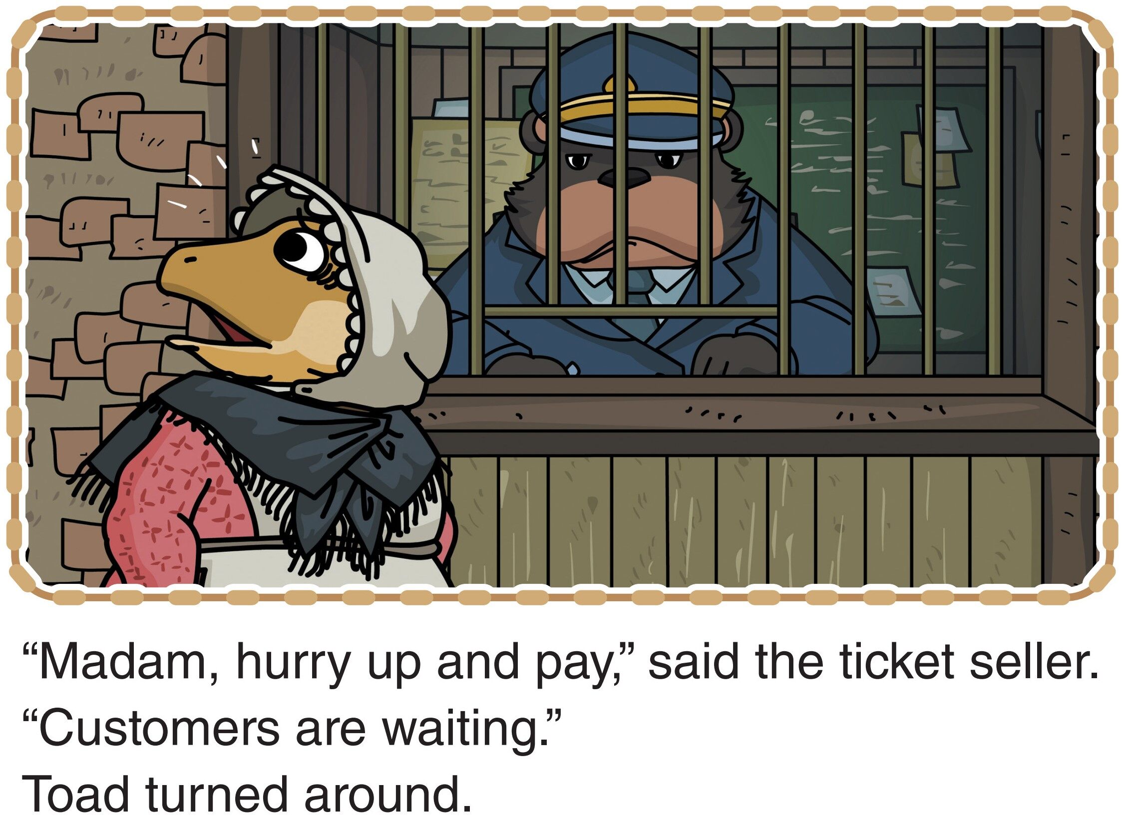 No Money and No Ticket绘本故事第3页