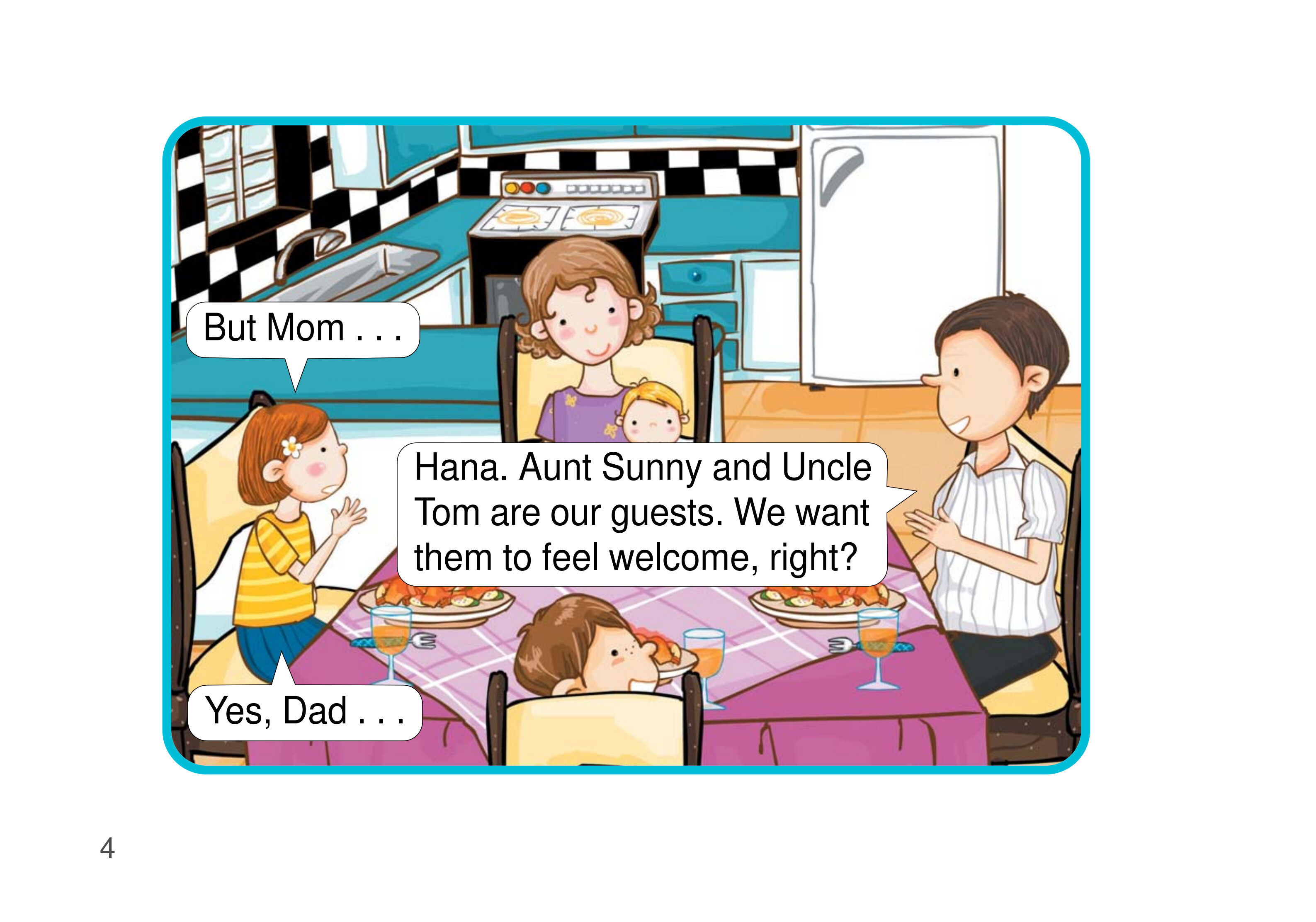 A Visit from Sunny and Tom绘本故事第5页