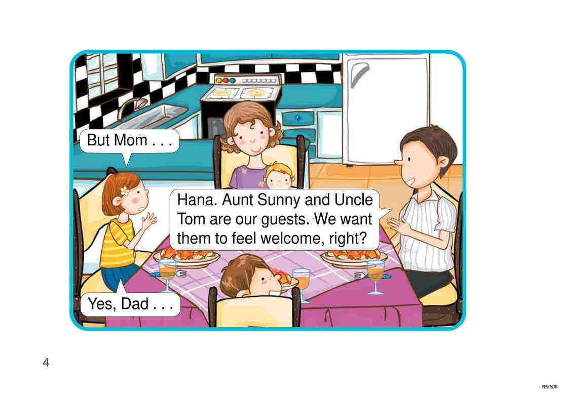 A Visit from Sunny and Tom绘本故事第5页