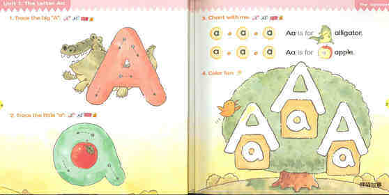 1 The Letter Aa绘本故事第3页