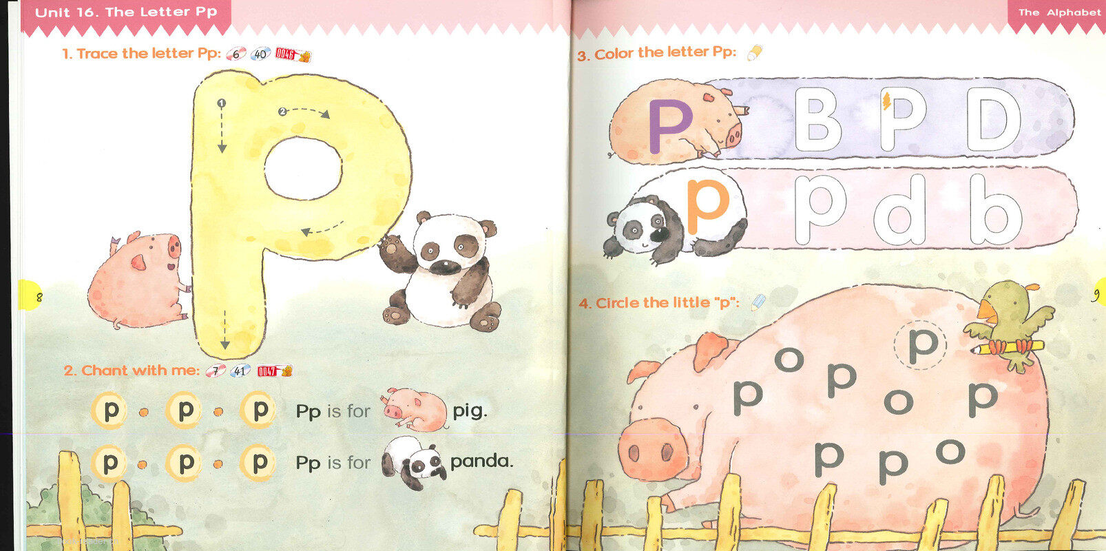 16 The Letter Pp绘本故事第3页