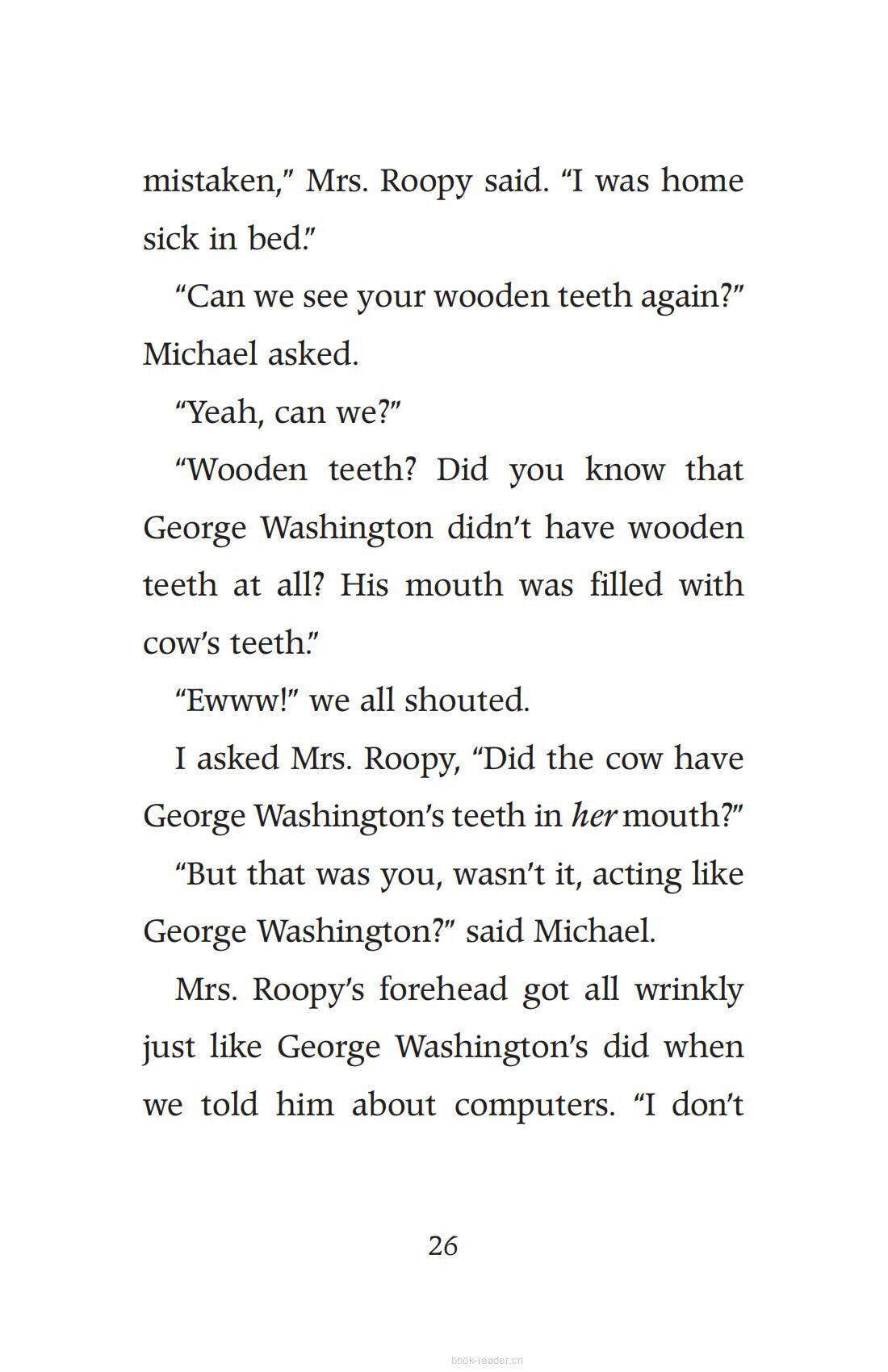 Chapter5 Mrs. Roopy’s Hero绘本故事第4页