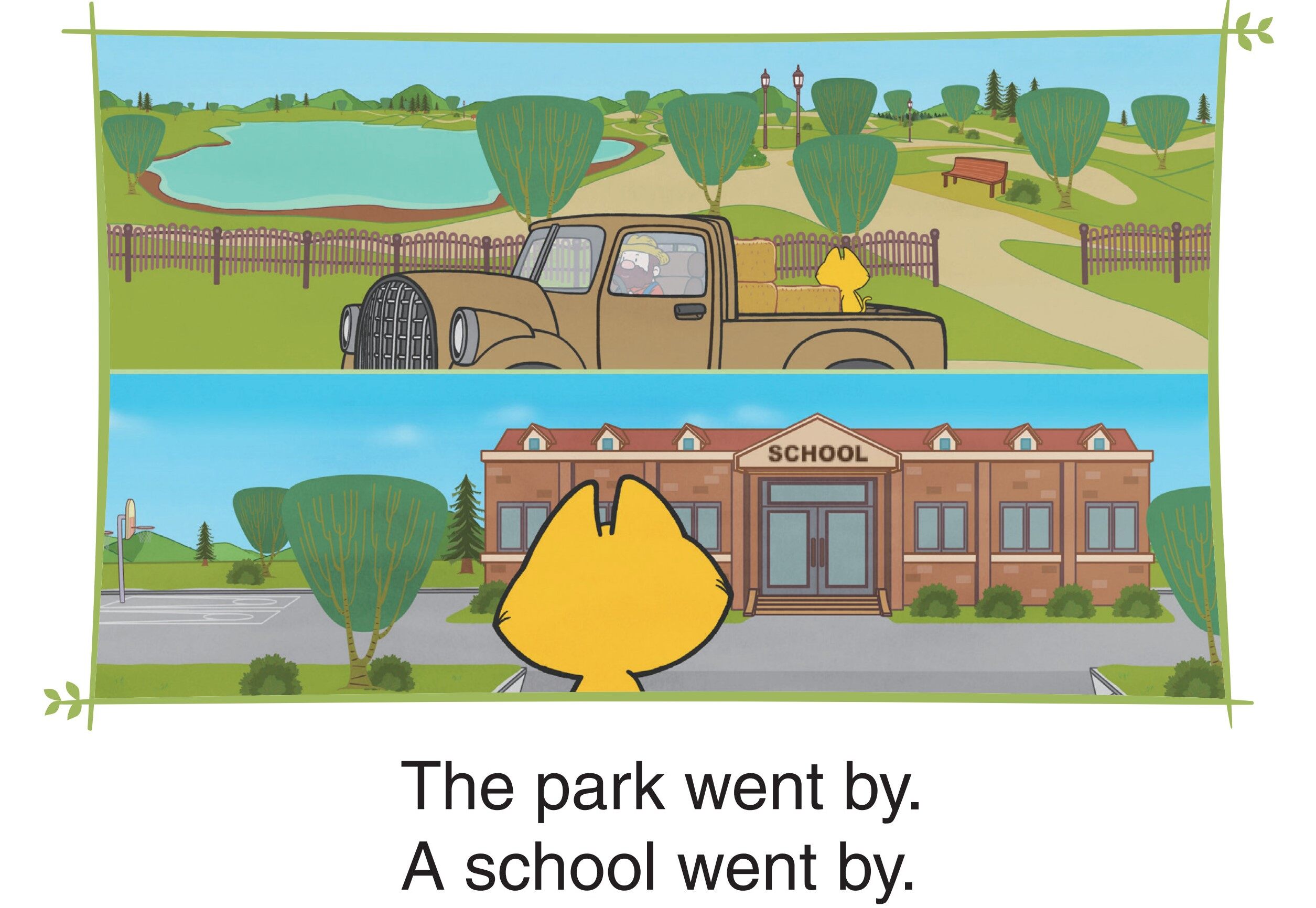 Cat Goes to Town绘本故事第5页