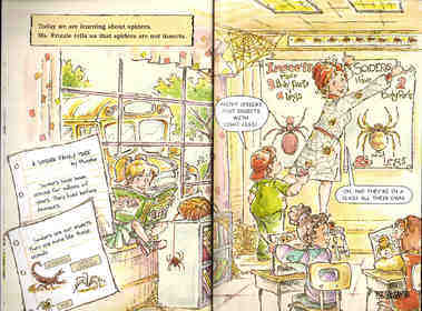 Magic School Bus Gets Caught in a Web绘本故事第4页